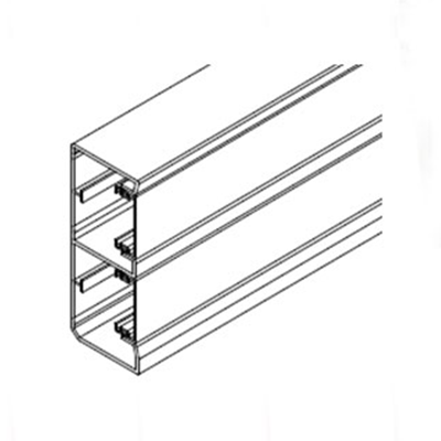 MOULURE PVC 1 COMP/2 K45 105X55/2 BLANC