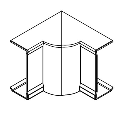 ANGLE INTER VAR K45 85X55 BLANC